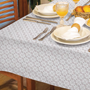 Ver imagem 2 de Toalha Mesa Pratica Redonda Estampada 4 Lugares Dalia 155cm