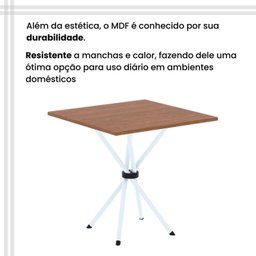 Conjunto Sala de Jantar com 4 Cadeiras Lívia - 10