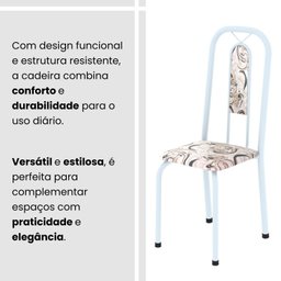 Conjunto Sala de Jantar com 4 Cadeiras Lívia - 9