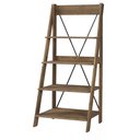 Ver imagem 2 de Estante Rústica Industrial 4 Prateleiras Madeira Maciça