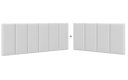 Ver imagem 3 de Cabeceira em L para Cama Box Solteiro Proteção Lateral Estofada - Corino Branco