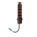 Ver imagem 3 de Mini Totem Manual 3 Tomadas Elétricas 20a Ultra Potencia 4mm Marrom