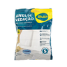 Anel De Vedação Com Guia + Parafusos Bucha 10 P/ Bacia Vaso - 2
