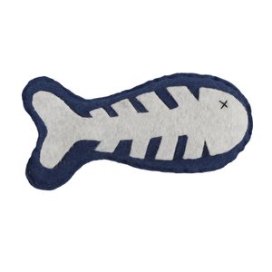 Brinquedo com Catnip Gato Recreativo Pet Feltro - Peixe