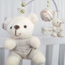 Ver imagem 2 de MOBILE PARA BERÇO MUSICAL GIRATÓRIO URSO BOINA BEGE