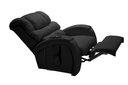 Ver imagem 3 de Cadeira Poltrona Reclinável Imperial Massageadora Motorizada Corano Lift Preto Império Estofados