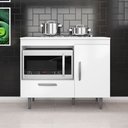 Ver imagem 1 de Balcão para Cooktop e Forno 1 Porta 1 Gaveta Poliman