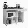 Kit Balcão Violeta Branco com Cooktop Vermelho 5 Bocas e Forno Elétrico 48l 127v - 2