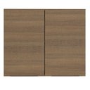 Ver mais imagens de Armário Aéreo Madesa Stella 80 cm 2 Portas Rustic Cor:Rustic
