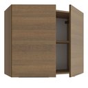 Ver imagem 4 de Armário Aéreo Madesa Stella 80 cm 2 Portas Rustic Cor:Rustic