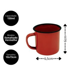 Kit Bule Esmaltado 1700ml e Mini Coador Café Individual com Caneca - Tuut - 4