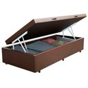 Ver imagem 4 de Cama Box Baú Solteiro Sintético Mega Cama Marrom