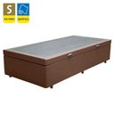 Ver imagem 5 de Cama Box Baú Solteiro Sintético Mega Cama Marrom