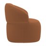 Poltrona Orgânica Giratória Living Glee Bouclê Terracota - Desk Design - 8