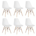 Ver imagem 1 de Conjunto 6 Cadeiras Eames Eiffel Dkr Movescan Branca