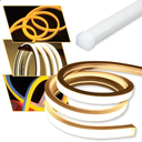 Ver imagem 4 de Kit 3 em 1 Perfil Flexível Embutir 20x10mm + Fonte e Fita Led Temperatura:neutro