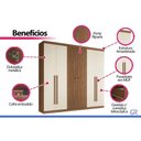Ver imagem 5 de Guarda Roupa 6 Portas 2RIP 4g Buriti S. Andirá Cinamom