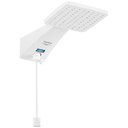 Ver imagem 1 de Ducha Eletrônica Quadratta Plus 5500W Branca com Haste para Controle de Temperatura - Hydra-Corona