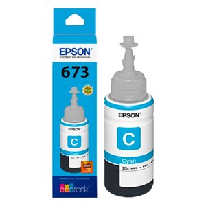 Tinta T673 T673220 Ciano | L805 L800 L810 L1800 L850 | 70ml - Cartucho & Cia