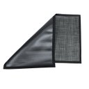 Ver imagem 2 de Kit 1 Tapete Pratik 45x120 e 1 Tapete Pratik 45x75 Preto - Jolitex