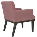 Ver imagem 4 de Kit 02 Poltronas Decorativas Para Sala de Estar e Recepção Beatriz W01 Suede Rosê - Lyam Decor