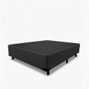 Ver imagem 1 de Base Cama Box Casal Diversas Cores (138x188x40) - Corino Preto
