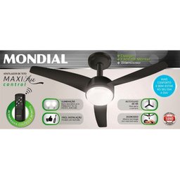 Ventilador de Teto Mondial Maxi Air Control Vte-04 Preto 220V - 7