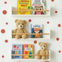 Ver imagem 4 de Kit 3prateleira Infantil Decorativa para Livros Brinquedos e Cosméticos - Dulce Slim Duo Mdf 50x10