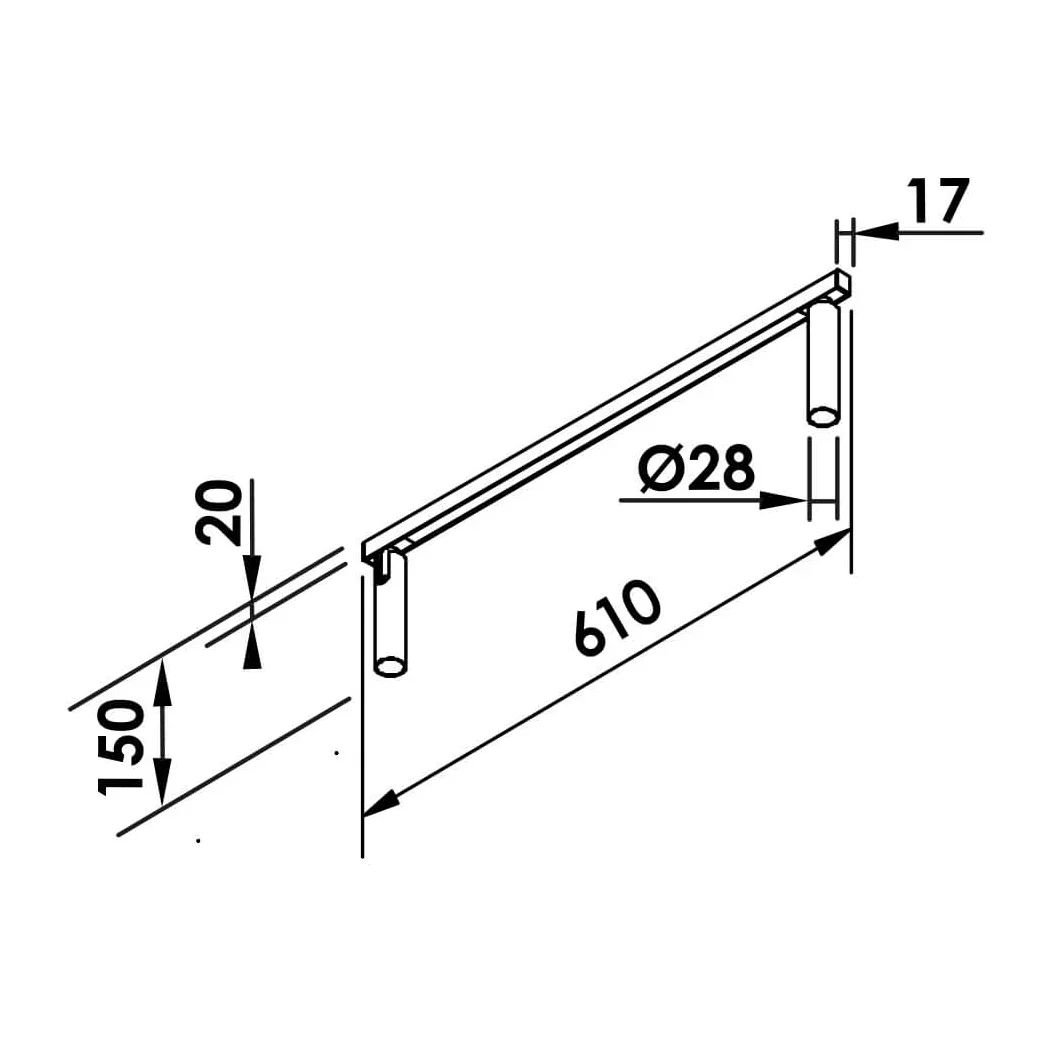 Plafon Fit15 Row Newline 3000k - 2