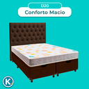 Ver imagem 4 de Kit Cabeceira + Cama Box Bau + Colchão Casal D20 D20 Inducol