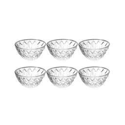Conjunto para Sobremesa Vidro 6 Peças 11cm Diamante - 1