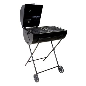 Churrasqueira Brasão Mista 100L Grelha Carrinho 100x70x40cm Ouro Minas