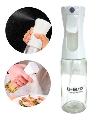 Spray Dosador Azeite e Vinagre Vidro Branco - 1