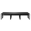 Ver imagem 4 de Mesa Trabalho Escritório 6 Pessoas 360cm Pé Metal F5 Office Cor:preto