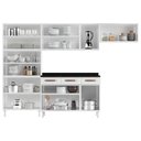 Ver imagem 4 de Cozinha de Aço Completa com Balcão Regina Multimóveis Glass CR6139 Branco