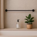 Ver imagem 2 de Toalheiro Porta Toalha de 60cm para Banheiro - Black Matte - Dpace9513 Drop Metais