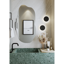 Ver imagem 1 de Espelho Orgânico Loja Sala 90x50 Lapidado Grande Banheiro Lyo