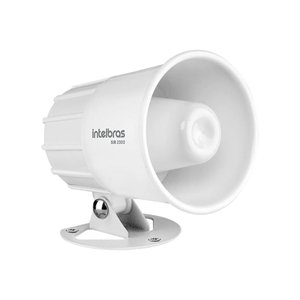 Sirene para Alarme - 9 a 15 Vdc - Magnética - 115db - Branca - Intelbras Sir 2000