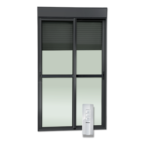 Porta Cor.Integ.Mot.Cont.Rem 2F.Mov.220x120 Elite c/Fecho Aut.V.Lis.Preto Brimak
