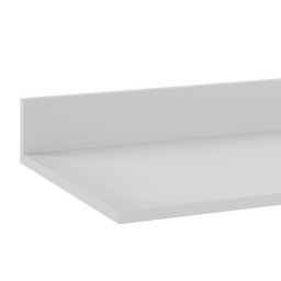 Balcão Gabinete 180cm com Tampo Dallas Branco - Lumil Lumil Móveis - 8
