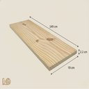 Ver imagem 5 de Tabua de Pinus Aparelhado (2x30x150)