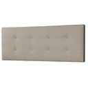 Ver imagem 2 de Cabeceira Painel Casal King 1,95m Berlim Suede Bege Dal Poz Estofados