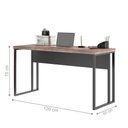 Ver imagem 3 de Mesa e Gaveteiro 2 Gavetas Vila Noce Preto