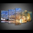 Ver imagem 3 de Quadro Decorativo 129x63 Sala Quarto Surf Mar Ondas