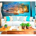 Ver imagem 7 de Quadro Decorativo 129x63 Sala Quarto Surf Mar Ondas