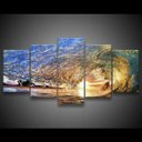 Ver imagem 4 de Quadro Decorativo 129x63 Sala Quarto Surf Mar Ondas