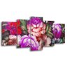 Quadro Decorativo 129x63 Sala Quarto Pintura Flores E Rosas - 2