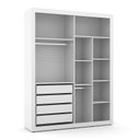 Ver imagem 3 de Jogo de Quarto Infantil Guarda Roupa 2 Portas de Correr e Berço com Capitonê Tutto New Branco Soft -