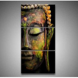 Quadro Decorativo 122x60 Vertical Buda Colorido - 5