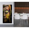 Quadro Decorativo 122x60 Vertical Buda Colorido - 2